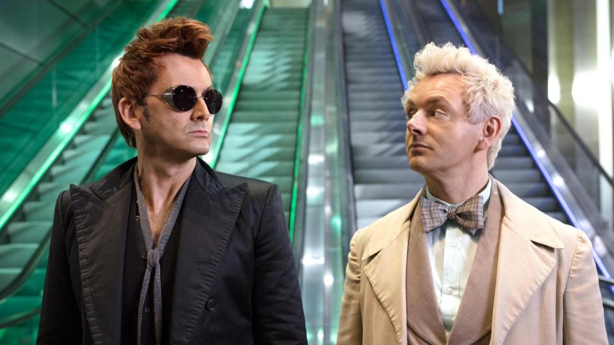 anapolax's tweet photo. Good Omens (T1, 2019)
Creador: Neil Gaiman
8'25/10 🌟
#quiénteaduce @javipalarcon

Quiero mucho a Crowley y Aziraphale (que además están casadísimos y no lograréis hacerme cambiar de opinión). https://t.co/iDOGrhtiDt