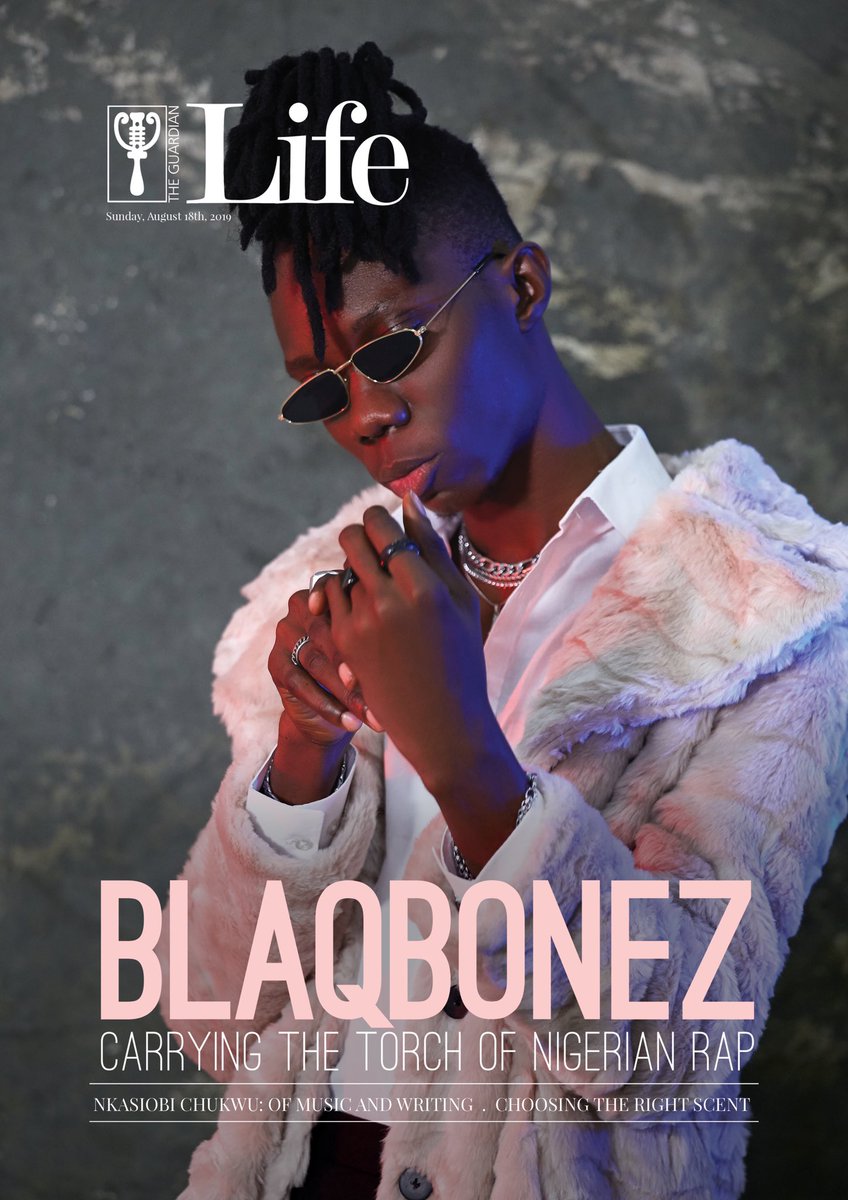 BlaqBonez's tweet photo. My cover for @GuardianLifeNG magazine! Major honor. Thanks for recognizing the work being put in, and for also being willing to put hiphop on 🙏

And thanks to my fans ‘the blaq force’ for the crazy level of support, riding hard without asking questions ❤️❤️❤️ https://t.co/eIiMshEsdp