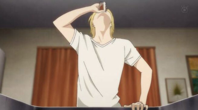 すの胡 ７話の英ちゃんにつらくあたってヤケ酒あおるアッシュがかわいい バナナフィッシュ Bananafish T Co Kav2hkfdvz Twitter