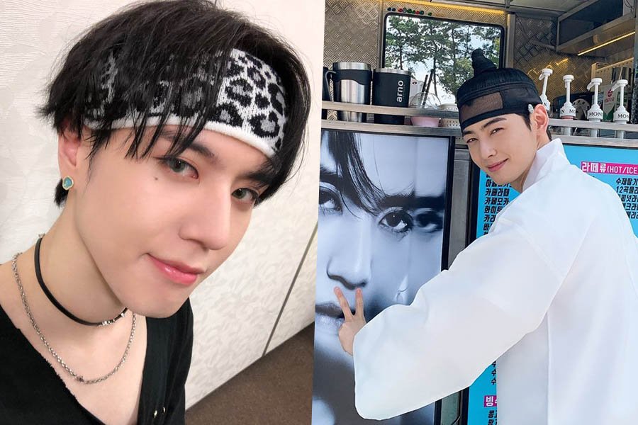 soompi's tweet photo. #GOT7’s #Yugyeom Shows Support For #ASTRO’s #ChaEunWoo With Coffee Truck
https://t.co/Sym7sPdVxo https://t.co/tMZaxwfV2I