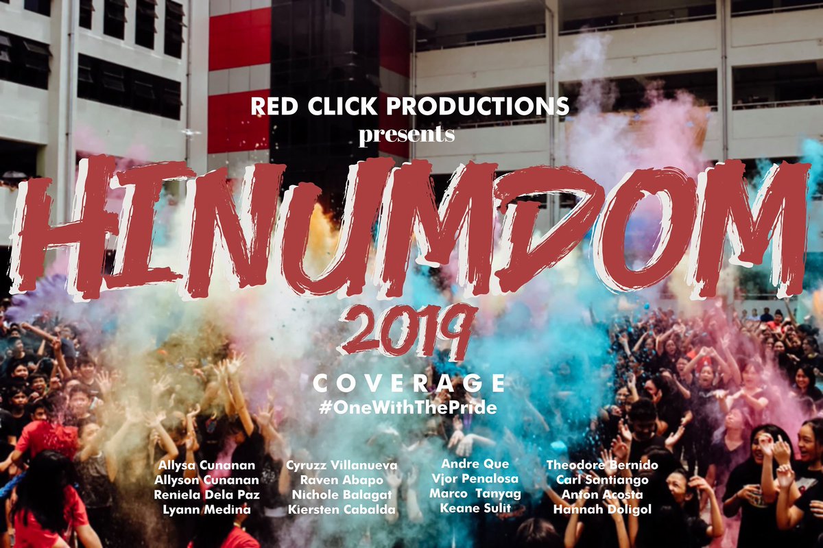 SBURRCProd's tweet photo. You are now one with the PRIDE! 🦁 Head over to our facebook page to see more of our shots! #Hinumdom2019 ❤️ https://t.co/mPdyBhFHEt