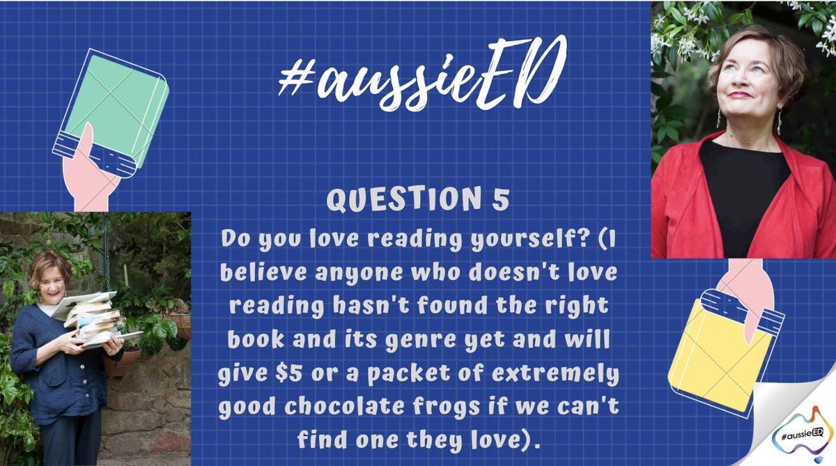 dothinkeducate's tweet photo. Question 5 @jackie_french_  #aussieED https://t.co/ZZw3H76oMW
