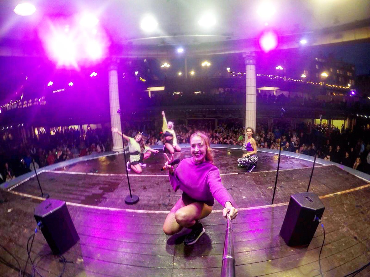 Thelittlemixexp's tweet photo. Eastbourne here is your selfie 🤳 
Thank you again for such an incredible night despite the weather. It’s one of our favourite venues to play and you the audience are always such a wicked crowd. Feeling grateful ❤️ #littlemix #littlemixedits #littlemixfan #tributeact #eastbourne https://t.co/FoAokUWF4K