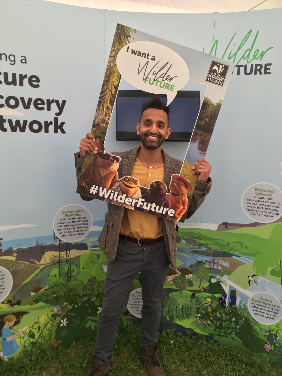WildlifeTrusts's tweet image. Fantastic to see our lovely friend @DrAmirKhanGP at @Countryfilelive 💚 At the event? Come and see his talk at 1pm in “The Time for Change” theatre #WilderFuture #CountryfileLive