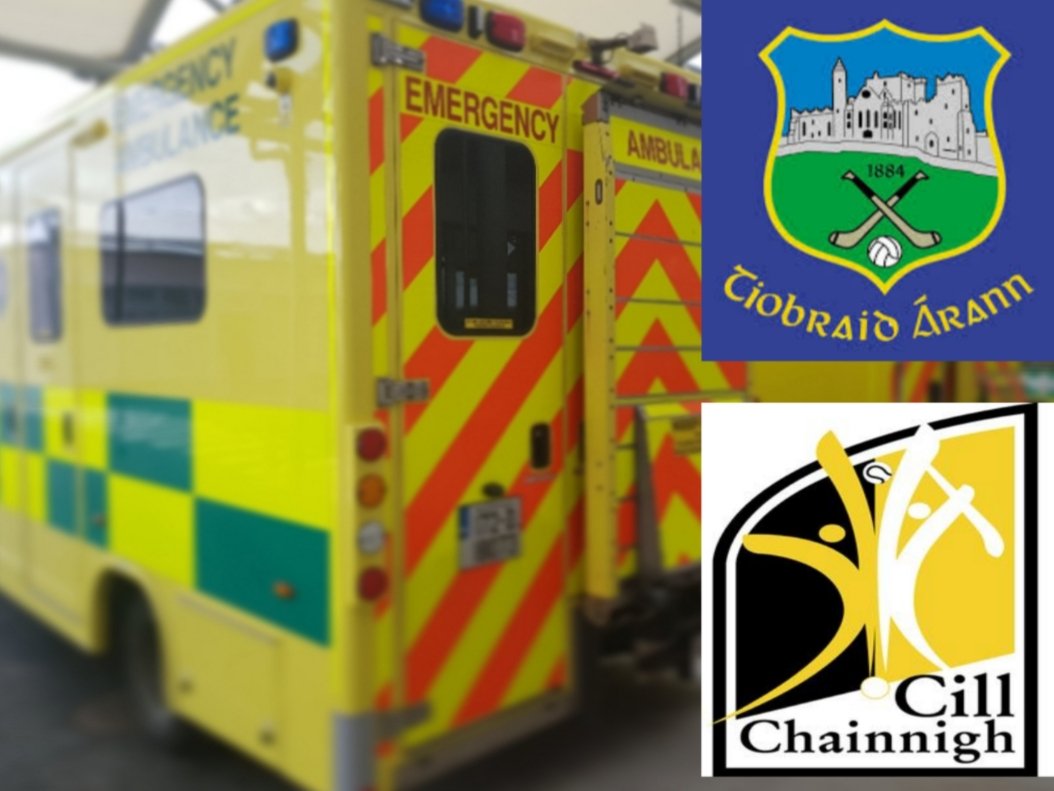Goodluck to both senior hurling teams <a href="/KilkennyCLG/">Kilkenny GAA</a> &amp; <a href="/TipperaryGAA/">Tipperary GAA</a> in today's All Ireland Hurling Final 2019. We wish everyone a safe journey travelling to <a href="/CrokePark/">Croke Park</a>. <a href="/officialgaa/">The GAA</a> <a href="/AmbulanceNAS/">National Ambulance Service 🇮🇪🚑</a> <a href="/SimonHarrisTD/">Simon Harris TD</a> <a href="/paulreiddublin/">Paul Reid</a> @NasDirector <a href="/WillieMerriman3/">Willie Merriman</a> <a href="/HSELive/">HSE Ireland</a> <a href="/RTEgaa/">RTÉ GAA</a>