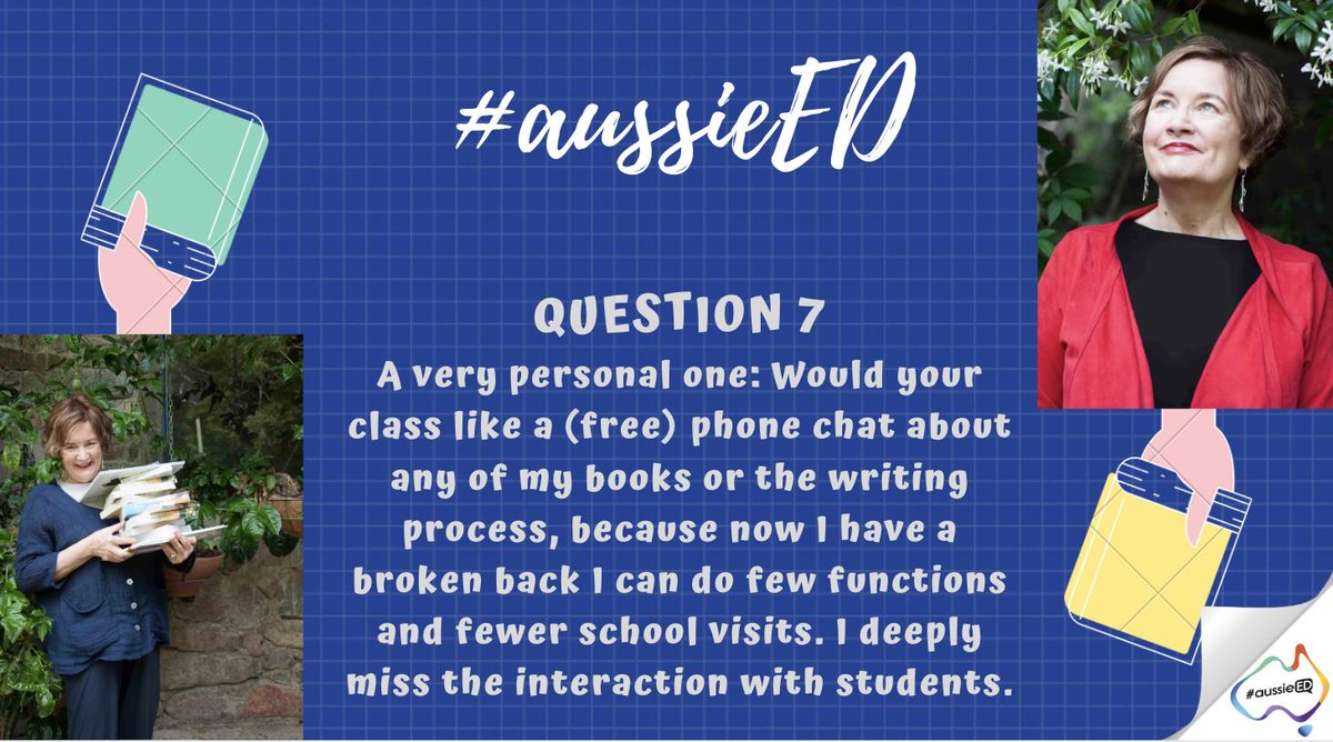 dothinkeducate's tweet photo. Ok, #aussieED, are you ready???
Question 7 @jackie_french_ https://t.co/NfIi5ySClm