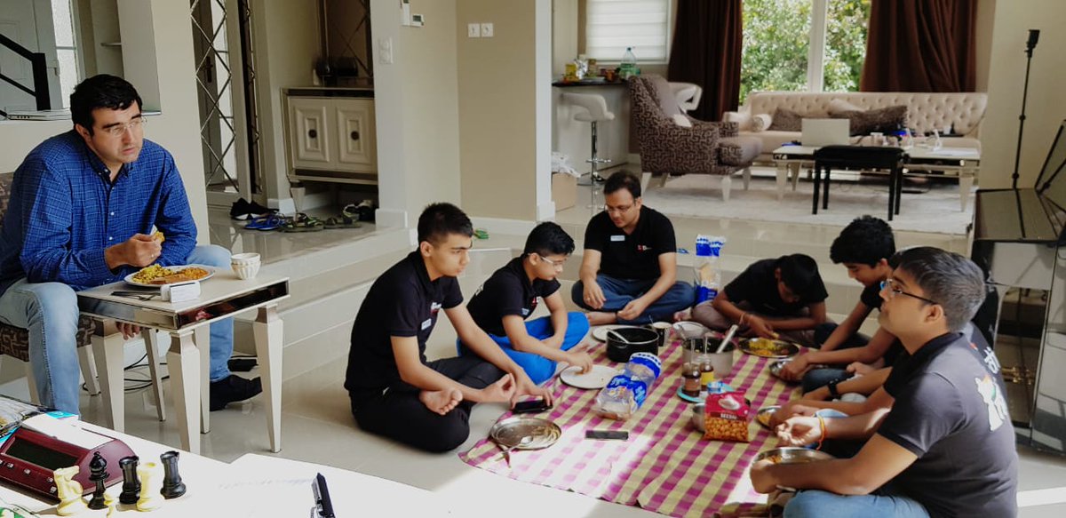 ChessbaseIndia's tweet photo. The endgame lessons at the Kramnik Microsense India Chess Program are going strong! 

Read more: https://t.co/QS9KmxC4mY

#chess #chessbaseindia #kramnik #microsense https://t.co/SAAdsFdiD0