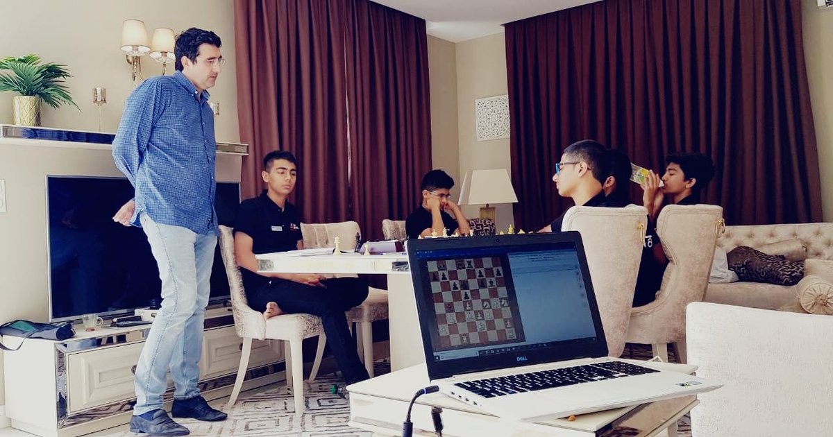 ChessbaseIndia's tweet photo. The endgame lessons at the Kramnik Microsense India Chess Program are going strong! 

Read more: https://t.co/QS9KmxC4mY

#chess #chessbaseindia #kramnik #microsense https://t.co/SAAdsFdiD0