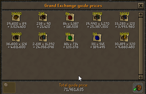 Disbarring's tweet photo. 99 mining :D The soft clay in the loot pic is from cashing in my nuggets. I believe this was from 83-99 without the extra loot from diaries.. I didn't have the reqs and I really wanted this out of the way https://t.co/XZzNnEx0oX