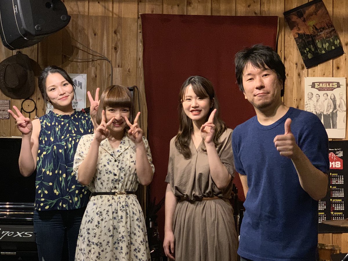 MZH_candoit_UME's tweet photo. 福岡Tupelo
Tune Box vol.10 終了〜❗️
最高のひとときでした♫

ありがとう😊

#Tupelo
#TuneBox
#恩田紗知
#Mizuho
#つかさ
#遠山八音 https://t.co/yTgOjU7ke9