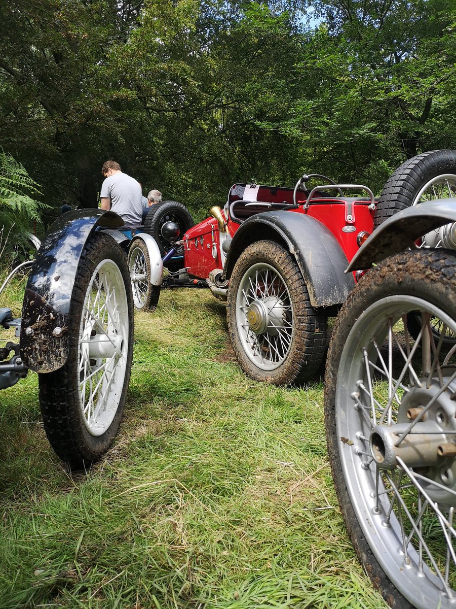 Historic motorsport in the form of sporting trials down in the woods yesterday with the #hsta