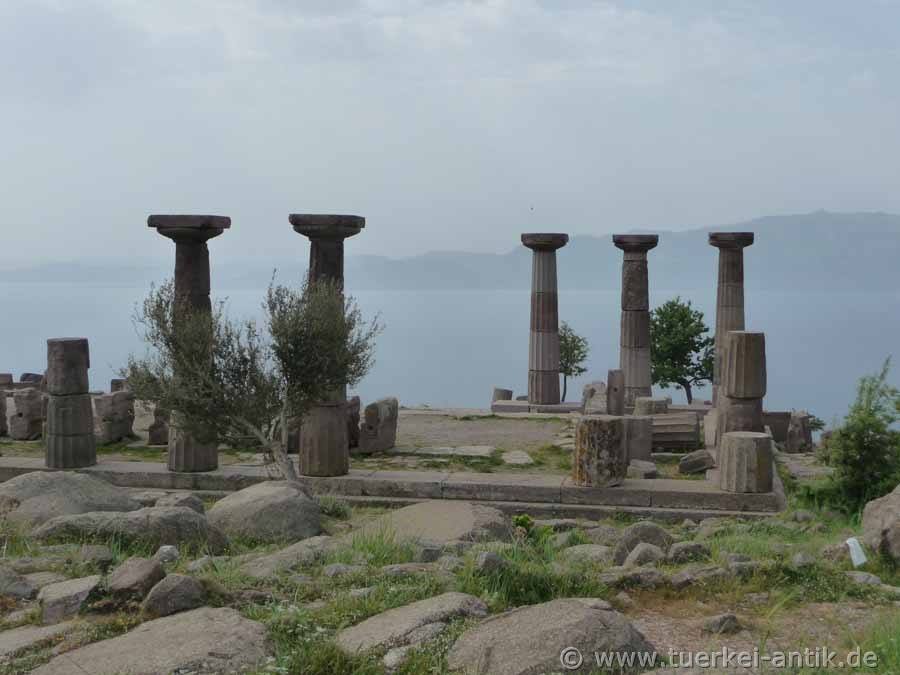 #Assos, the Doric temple of Athena at the highest point of the city hill was built around 530-520 BC.