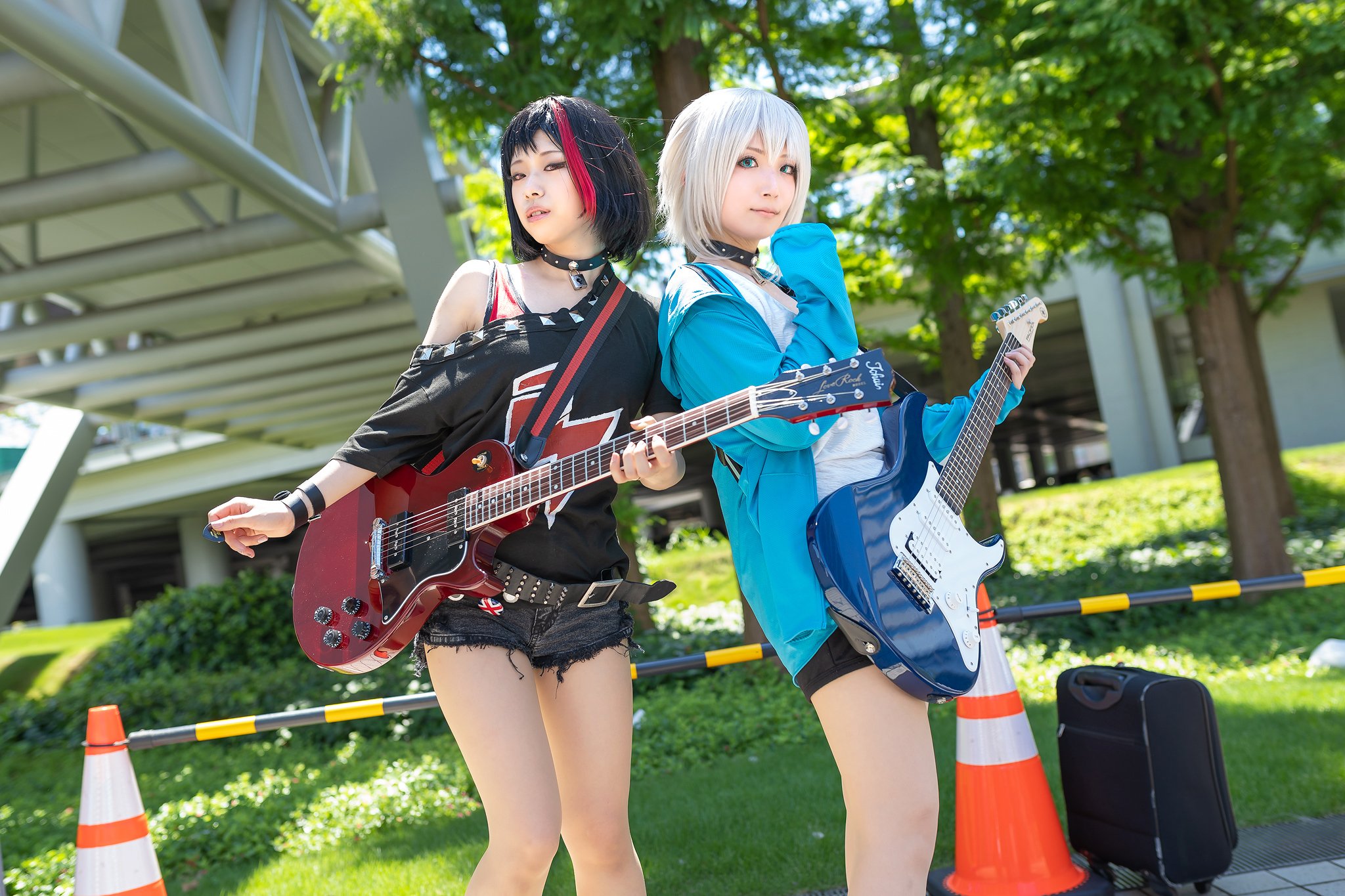 Legend LST-X (Aria)ストラトキャスター 青葉モカ コスプレ Legend LST-X (Aria)ストラトキャスター 青葉モカ コスプレ