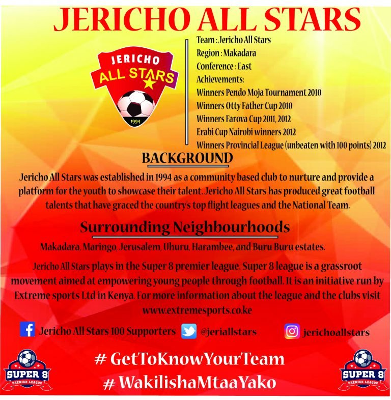 super8kenya's tweet image. Ready for some breathtaking grassroots football action?

Get to know some of the team&apos;s playing in today&apos;s Super Sunday.

#WakilishaMtaaYako | #StopRadicalization