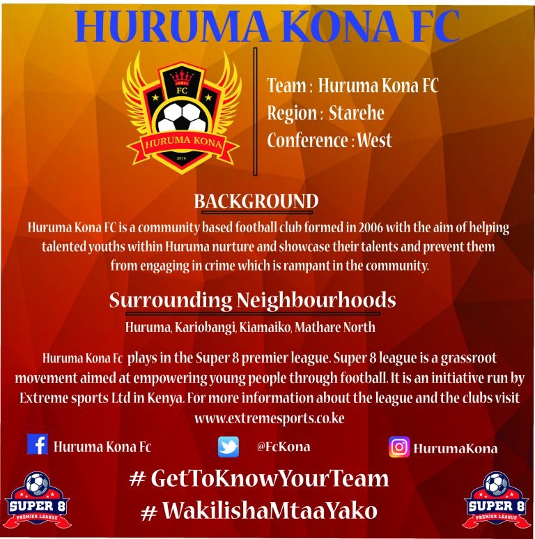 super8kenya's tweet image. Ready for some breathtaking grassroots football action?

Get to know some of the team&apos;s playing in today&apos;s Super Sunday.

#WakilishaMtaaYako | #StopRadicalization