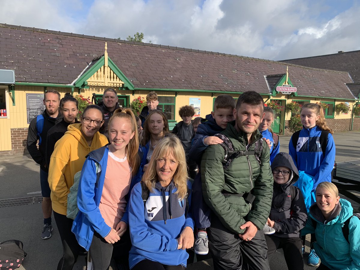 CreweFC's tweet photo. 🎶AIN’T NO MOUNTAIN HIGH ENOUGH!

Today is the Day!

Archie Harrop &amp; his family will be walking to the summit of Snowdon today, all 1,035m of it... &amp; a few @CreweFC members have turned up to support! 

You can donate &amp; read more here;

https://t.co/m2Ju8yOEB0

#TogetherStronger https://t.co/CSPop7xvdP