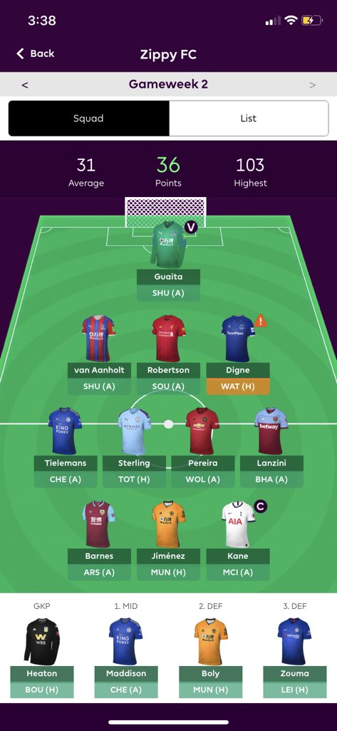 jamesgoodwin09's tweet photo. @OfficialFPL why can we not see the game week points for each individual player this year, what’s going on? 🧐🤨 https://t.co/f2ryUEocdY