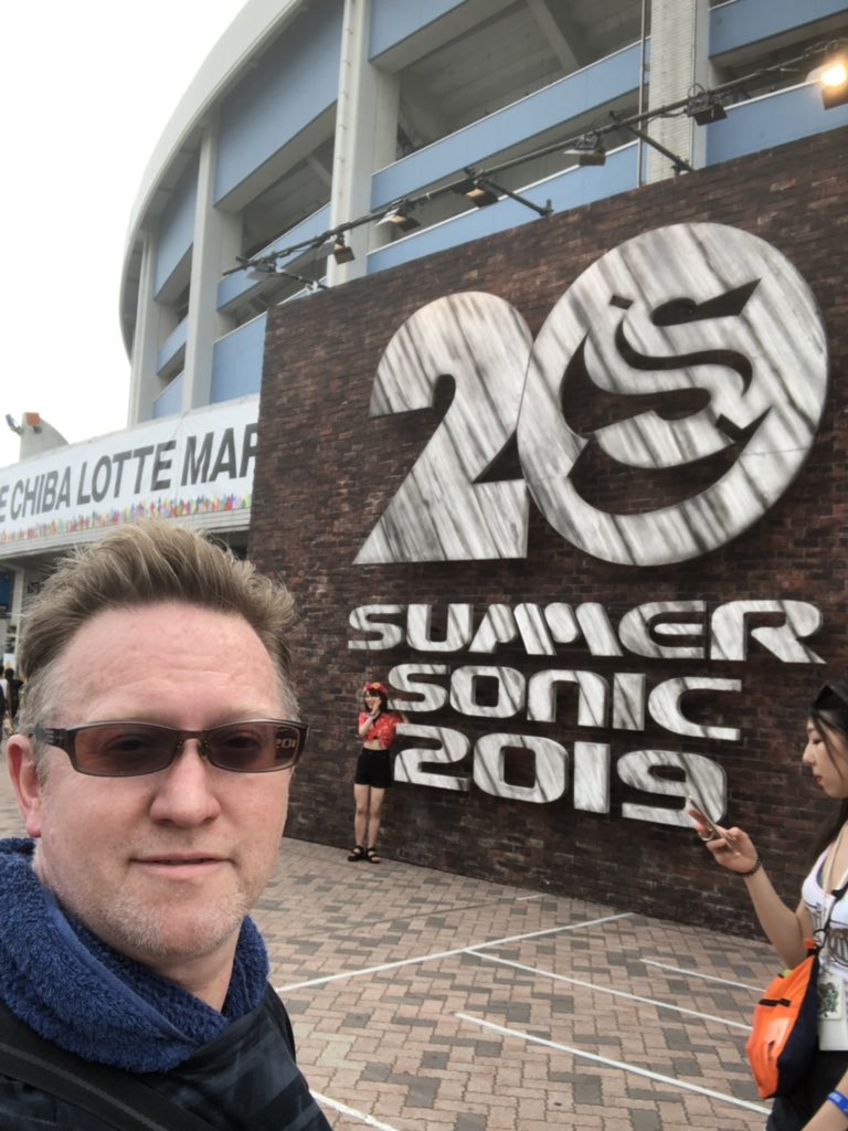 TokyoKjell's tweet photo. #summersonic is so much fun!! Happy 20th Anniversary!! https://t.co/ZnQ05vxIgJ