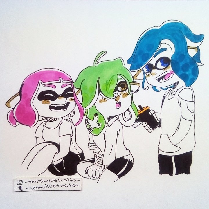 nenni_illus's tweet photo. Hi, my name is Nenni!
I am a traditional and digital artist from Mexico. I love Splatoon® ❤🐙and other Nintendo® games just like drawing.

Thank you for following me and supporting my work! ❤❤ https://t.co/UTRDttJRJo