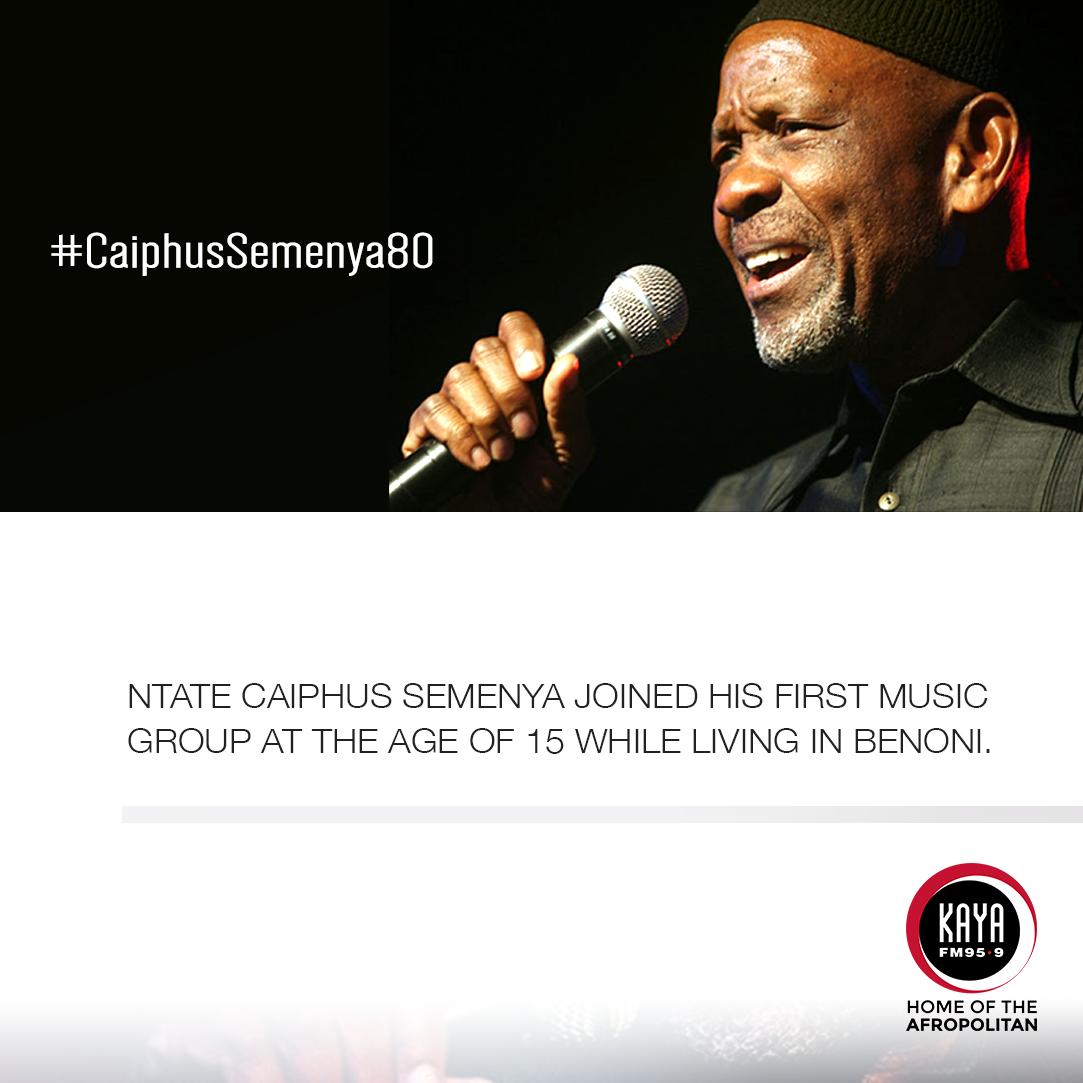 KayaON959's tweet photo. We're celebrating the legendary composer and musician Caiphus Semenya ahead of his birthday tomorrow. Did you know this about him? 

#CaiphusSemenya80 https://t.co/t92dDVBboZ