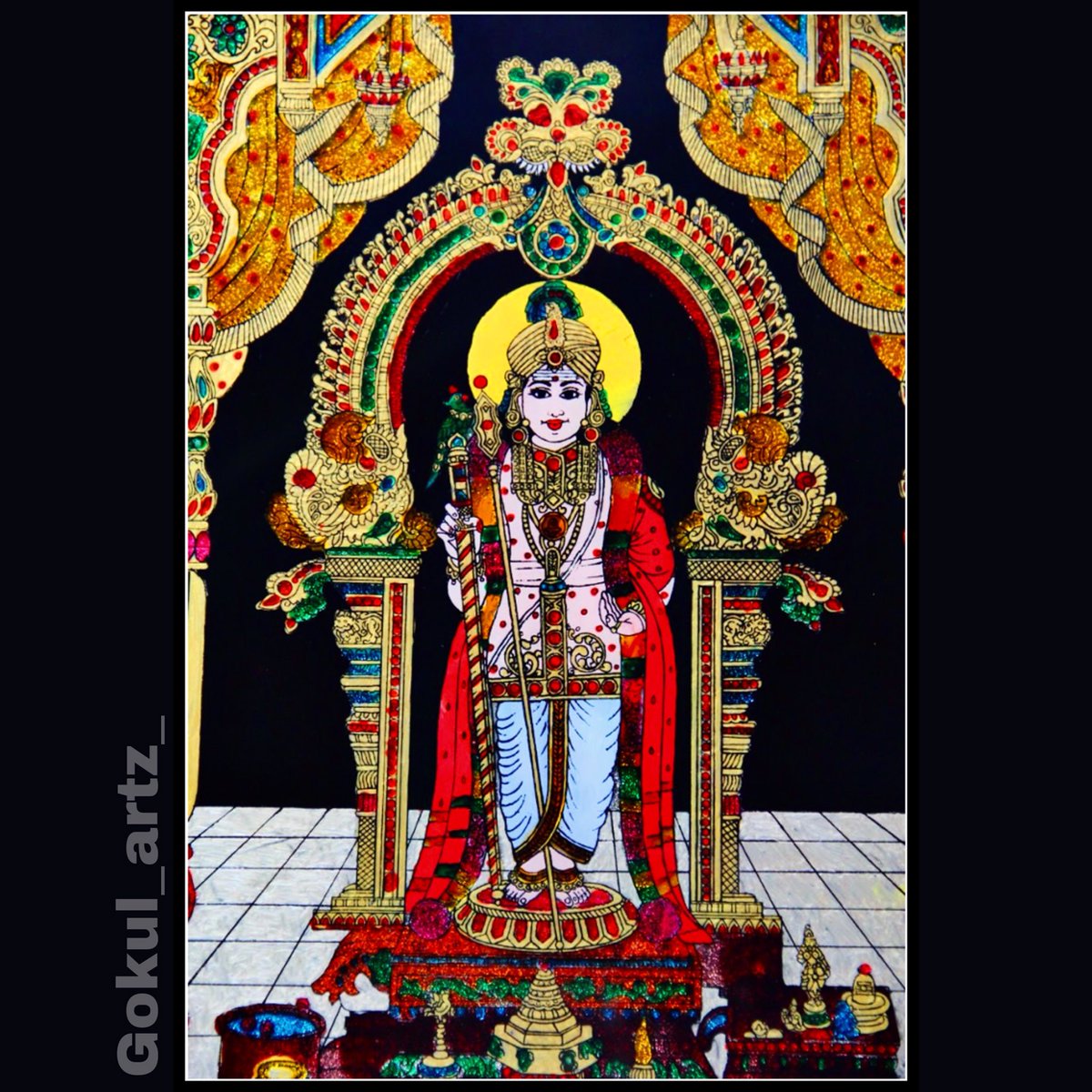 gokulkrishna_27's tweet photo. Glass painting 💙 Finally completed 💙 3Days work 💙A3 size..
.
Customised orders will be taken..
Available sizes : A4 A3 and A2..
DM me for more details...
.
.
#glasspainting #paintingonglass #painting #god #art #wip #artshare #likeforlikes #follow #glass_painting #colour https://t.co/OxGV3CVFOq
