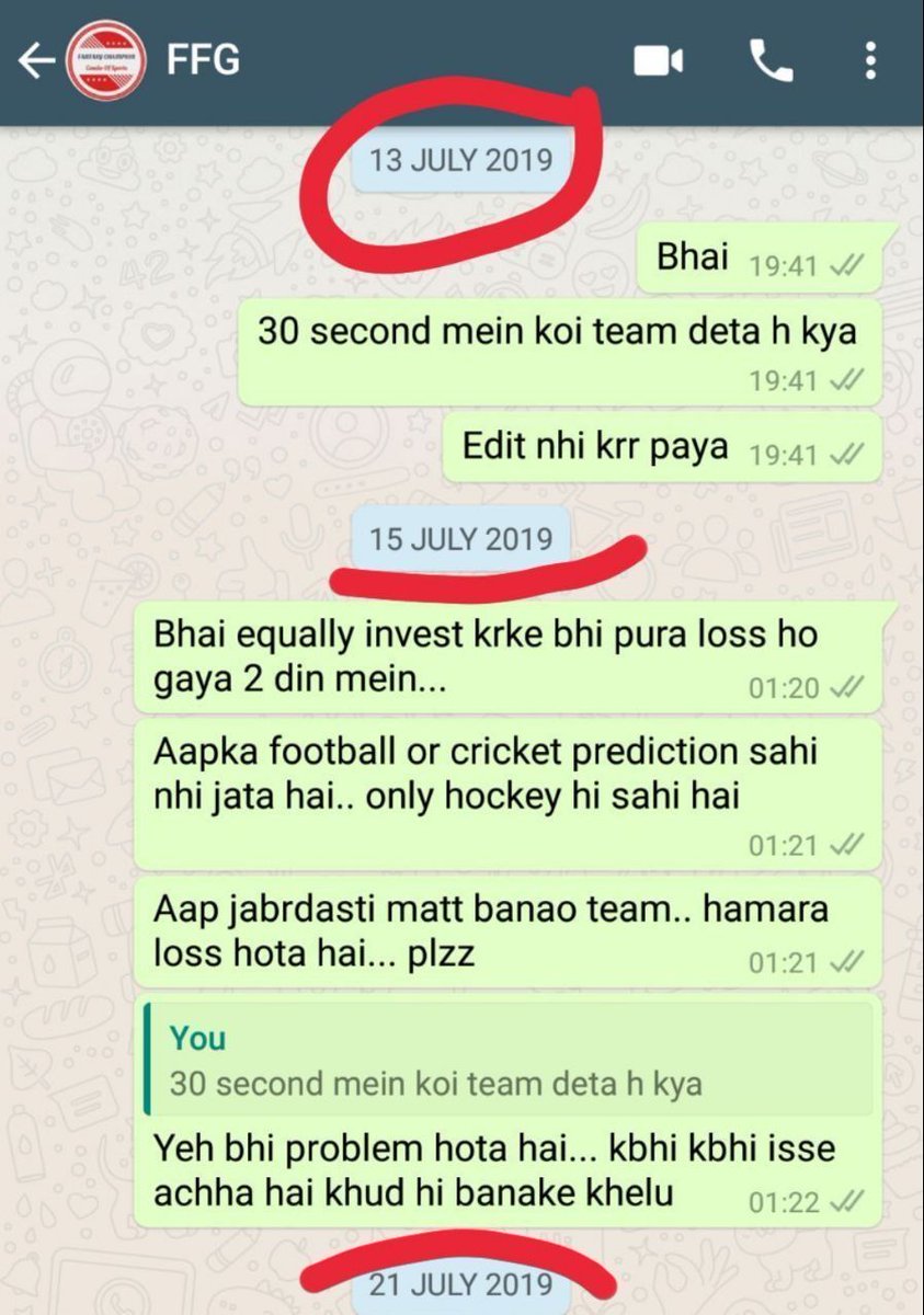 ThePrimeLeak's tweet image. See this guy so called @FantacyGuru,
WHEN YOU WANT TO BUY ANY PRIME
THEN YOU WILL GET INSTANT REPLY,BUT IN CASE IF YOU LOSE THEN YOU WILL GET NO REPLY😂😂,THATS THE REALITY OF PAID SELLERS🐷🐷
#Beware #SAYNOTOPRIME #SAYNOTOPAID 
Submit your proof on t.me/primeleakbot