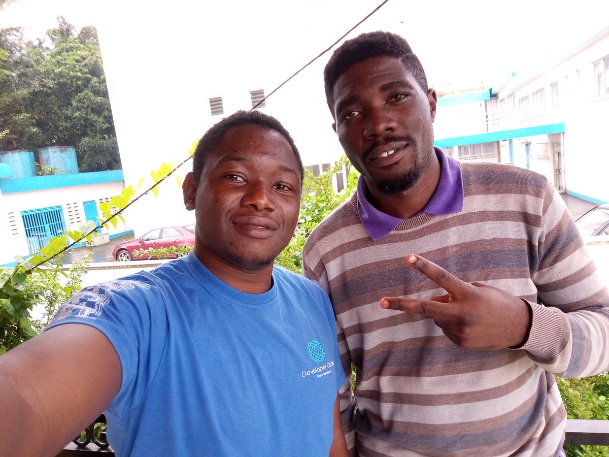 tanerochris's tweet photo. Hey I was at #IO19extended Buea. Got to meet some pals https://t.co/IUPoZEHVHC
