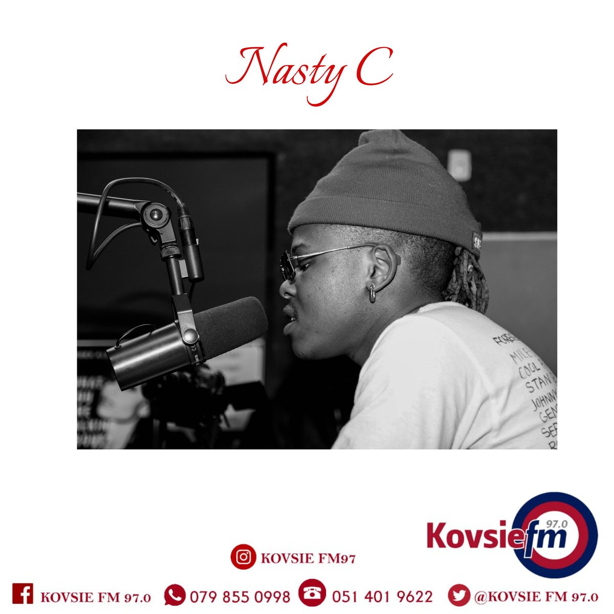 KovsieX's tweet photo. The other day with @Nasty_CSA in studio talking about the #IvysonTour2019 with @JayBee_Radio & @lavitagermaine on the #BozzaDrive.
📷: @Man_deCks
#BozzaDrive
#UltimateCampusRadio https://t.co/C86Oc3N4MF