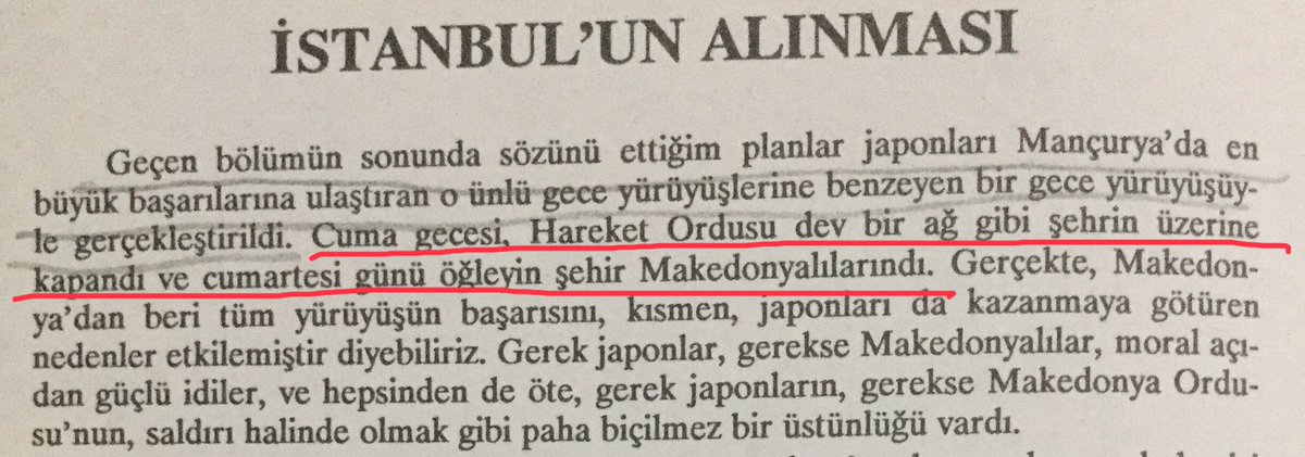 Franchis McCullagh, 1909’da İstanbul’da bulunmuş bir savaş muhabiri. Yazdığı kitapta selanik’ten istanbul’a gelen işgalcilere “makedon ordusu” tanımı yapmış ama çevirmen bunu “hareket ordusu” diye yazmış.
Adamlar çeviride bile sahtekarlık yapıyorlar düşünün artık gerisini...
