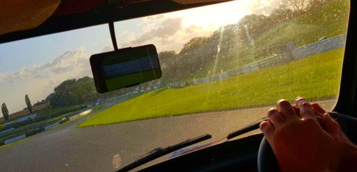 MiniMagazine's tweet photo. We've already managed to sneak onto the track at #mallorypark (but only to drive onto the Mini Magazine stand on the infield...). Looking forward to track time later, but the #mikebrewer Cooper will be staying safely in the paddock! #miniinthepark #classicmini #tracktime https://t.co/VYioQNcj2T