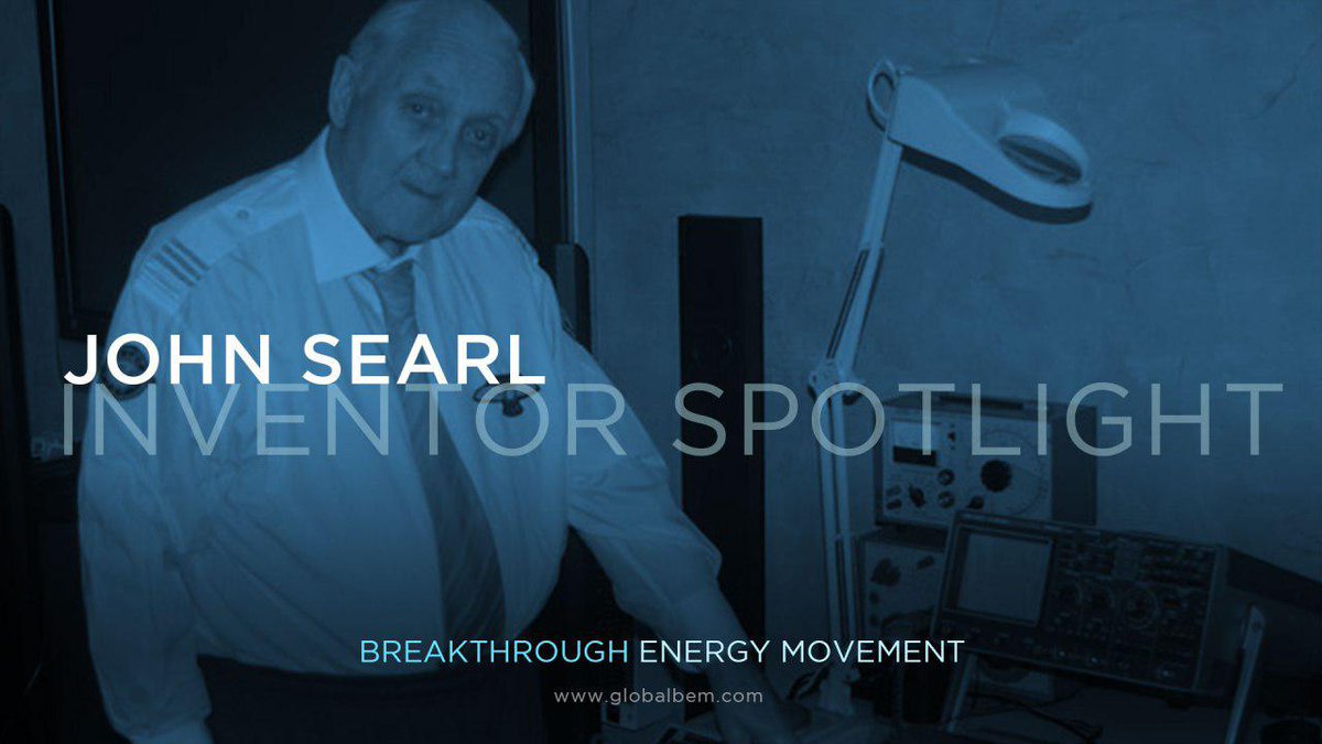 GlobalBEM's tweet photo. π§ Inventor spotlight β John Searl. https://t.co/FgBI39d8nV In this series we are honouring the individuals whose work drives the Breakthrough energy scene.
#johnsearl #globalbem #energy #freeenergy #conference #sourceenergy #solution #energyrevolution #evolution #zeropoint https://t.co/vbyzo5IT1H