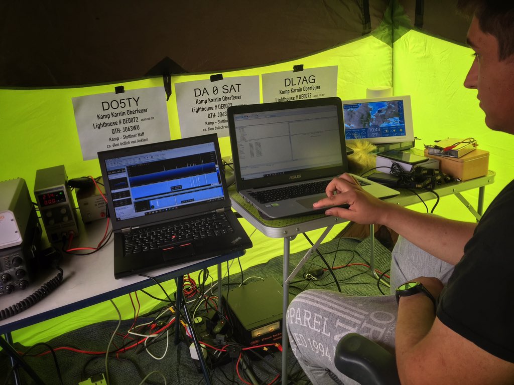 DLsatellite's tweet photo. #DA0SAT QRV #illw #feldwoche #dlamsatoperator @Tysonpower @dd0ul @megatina https://t.co/dHCRc2maf5