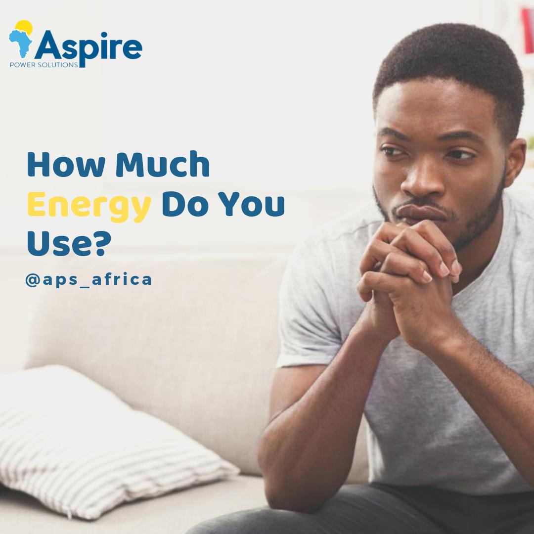 APS_Africa's tweet photo. Do you know how much energy you use to run your home daily?
Visit https://t.co/ILhbA3COIz and find out in a no time!
#RenewableEnergy #SolarSolutions #PowerForMore #Solar #AspirePowerSolutions https://t.co/h0Dp2ltHEP