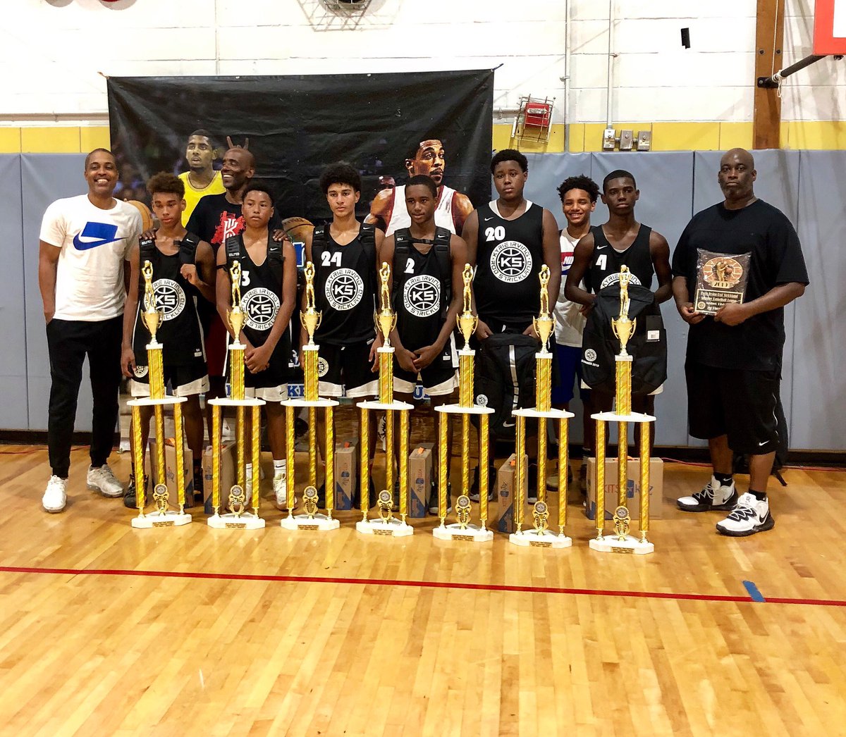 Kyrie Irving Rod Strickland Summer Basketball League