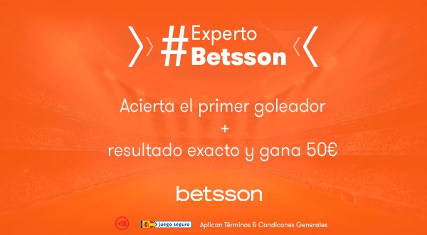 Betsson_Spain's tweet photo. 💰Gana 50€ en bono de apuestas🤑

💸Acierta el primer goleador y el resultado exacto del partido de #LaLiga 

⚽️Atlético de Madrid🆚Getafe
🏟️Metropolitano
📆18 agosto 2019
⏰22:00

✅Síguenos
🔁Dale RT
💬Responde con el hashtag #ExpertoBetsson https://t.co/So3SaU2VWJ