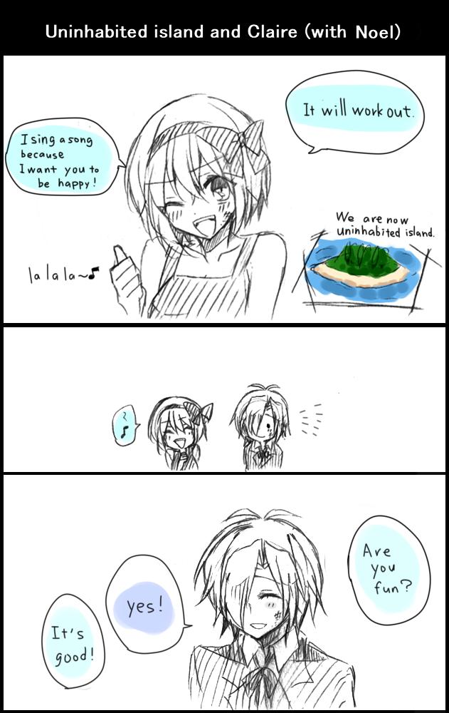 English.ver
【Uninhabited island and Clare】 
