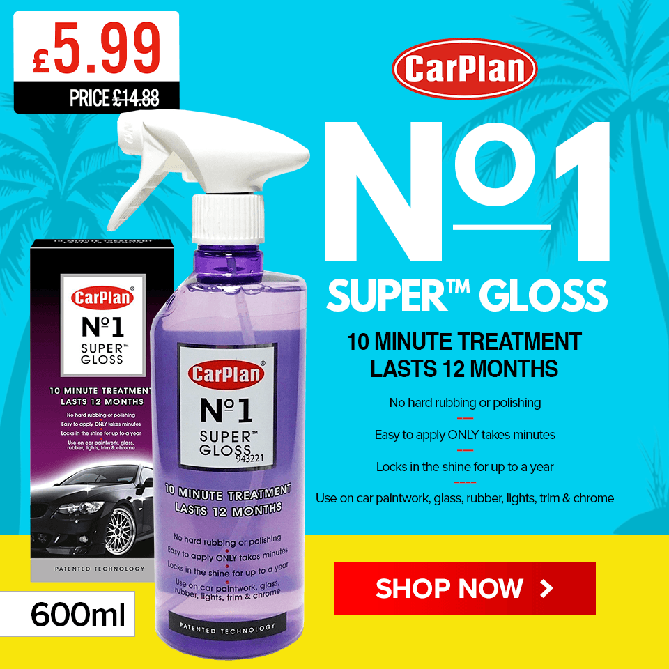 CarParts4LessUK's tweet image. Carplan No1 Super Gloss 600ml

Shop Now: ow.ly/5lab50vyvz9

#No1SuperGloss #Carplan #CarParts4Less

T&amp;amp; C Apply