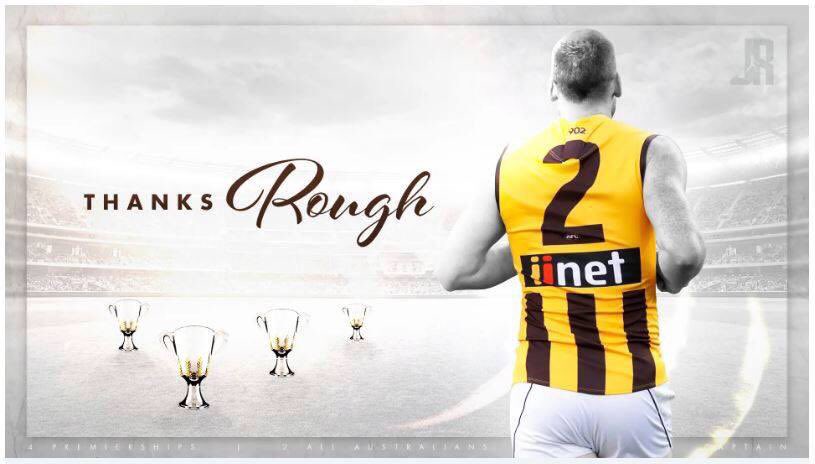 This bloke! 💛💛💛 #AlwaysHawthorn #ThanksRough