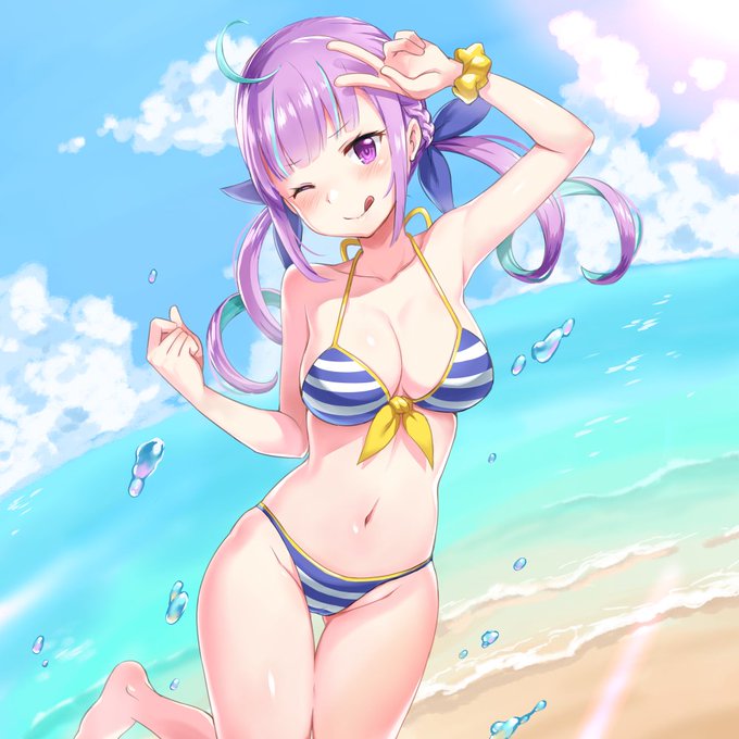 水着あくあちゃん
#あくあーと 