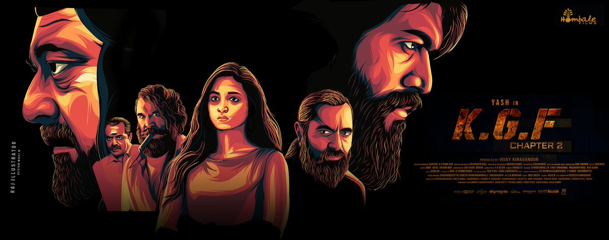 rajillustrator's tweet photo. Kgf chapter 2 fan made poster design @prashanth_neel @hombalefilms @SrinidhiShetty7 @srini #KGFChapter2 #kgfchapter2updatetomorrow11am #kgf #kgfchapter2update #KGFChapter1 #Yash #yashbossbdayin150d https://t.co/wB4JGoT64l