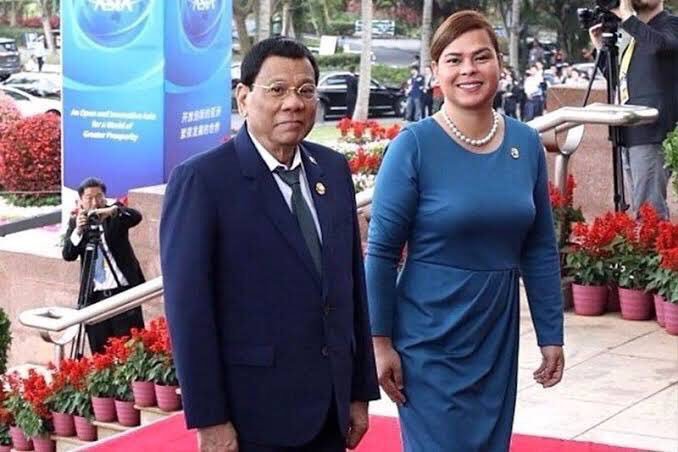ApolloArme's tweet image. Ang Pangulo ng Republika ng Pilipinas PresidenteDUTERTE at ang susunod na Pangulo na si DAUGHTERTE👊🏾👊 💕❤