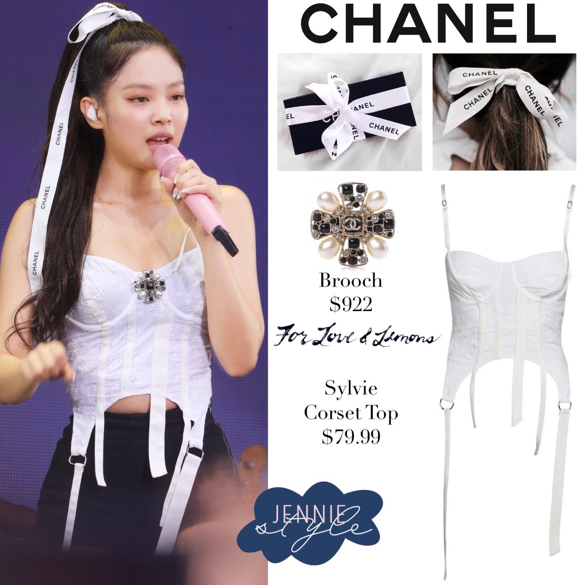 Jennie Style on X: #CHANELSpringSummer 2020 Collection Show 191001 CHANEL  Cruise 2019/20 Collection, Brooch $640, Rings $3,350 / $3,300  #JENNIEChanelWeek #jennie #jenniekim #blackpink⁠ #blackpinkfashion  #blackpinkstyle #jenniefashion #jenniestyl