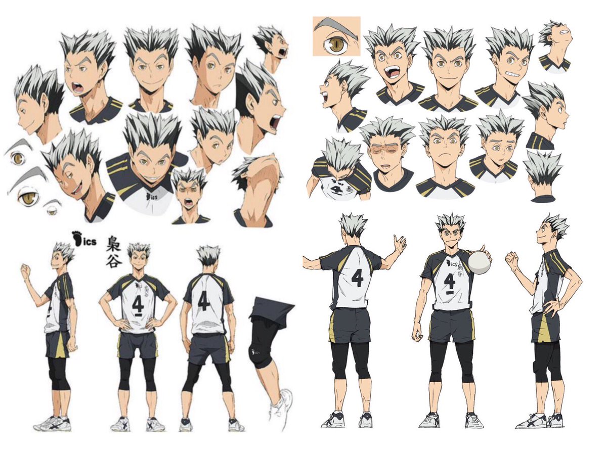 Keita On Twitter Old And New Haikyuu Character Designs Kozume Kenma Kuroo T...