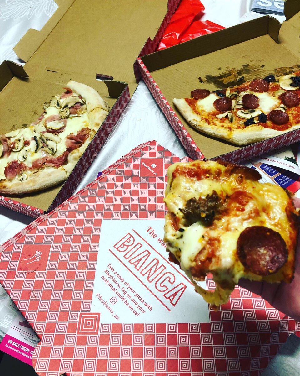 seedoeatreview's tweet photo. 🎶When the weather outside is frightful, 
@heybianca_au pizzas are so delightful,
And since outside I don’t want to goes,
They deliver so I can sit at home with my little bros!🎶

Just a few quick clicks online and Mr. 6, Mr. 8 &amp; I had 3 #heybianca pizzas delivered to our door!🤗 https://t.co/ViBz6vLXyO