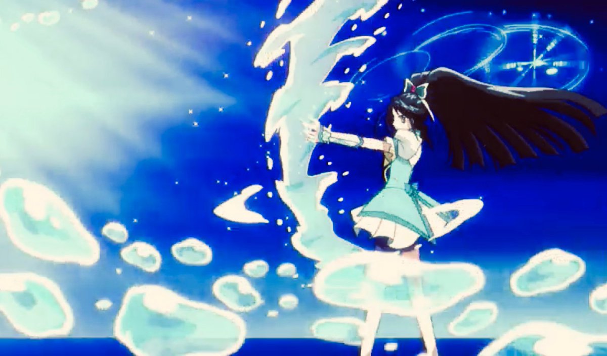 かれんさん。水無月かれん。キュアアクア。 #プリキュア5 「知性の青き