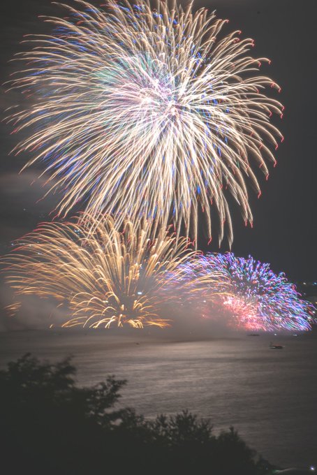 諏訪湖花火大会のtwitterイラスト検索結果