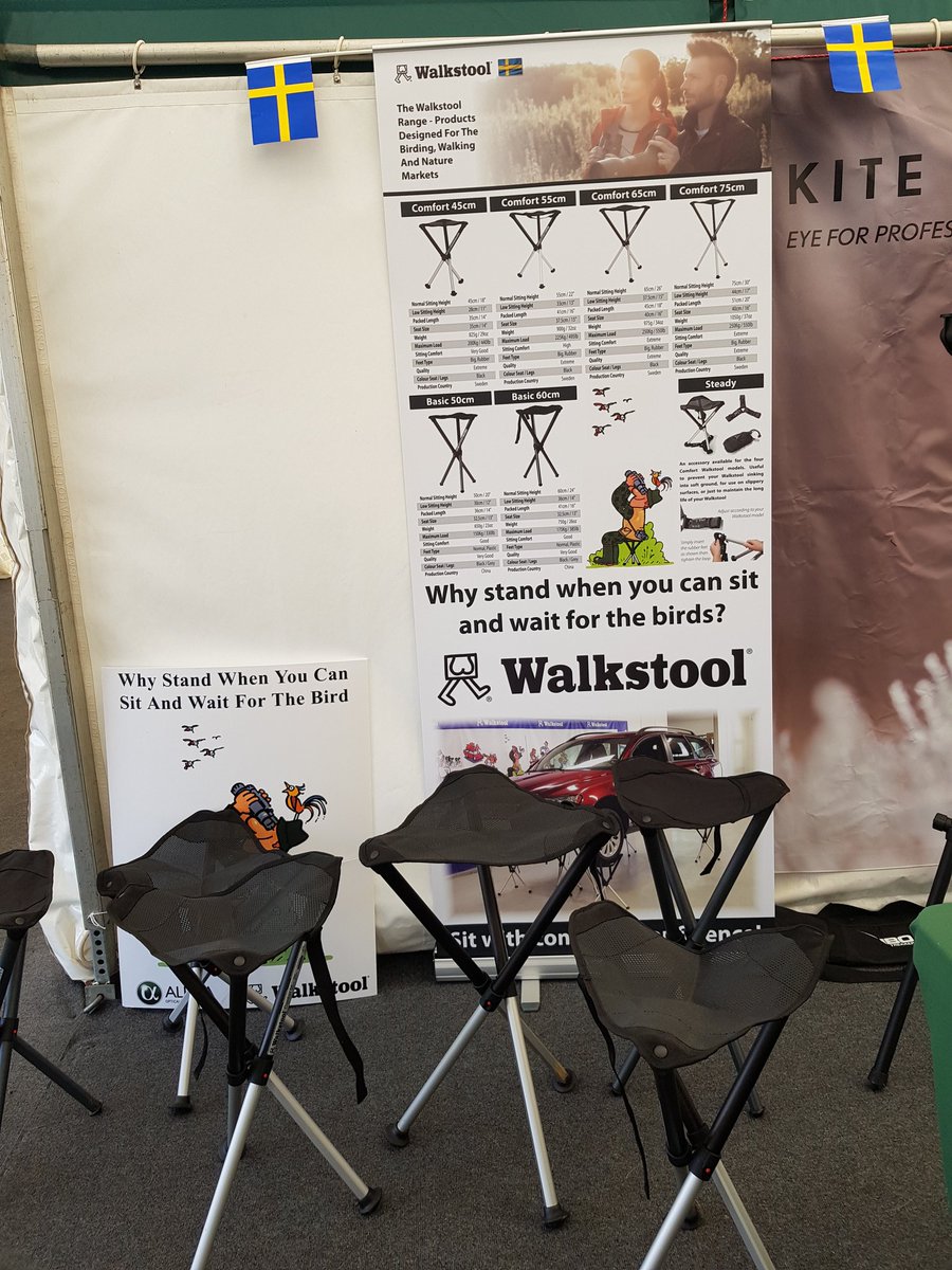 AlphaODL's tweet photo. Kite Optics @TheBirdfair last day to check out the new Lynx HD+ binoculars and try out a walkstool. https://t.co/eTsl1W8WWP