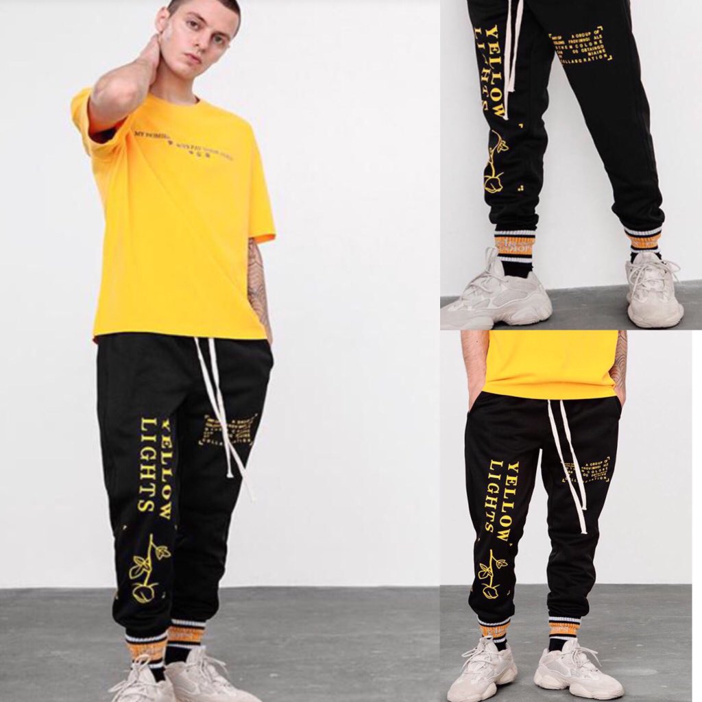 MainCentric's tweet image. Yellow Lights Black Sweatpants 
Stand out from the crowd 🚶‍♂️🚶‍♂️🔥
#maincentric @maincentric #swag #swagg #style #insta #instagram #instafashion #instagood #streetwear #streetwearfashion #streetwearde #streetweardaily #streetwearbrand #streetwearbrand #boutiqueshopping #onlineshopp