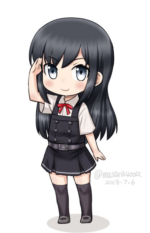 朝潮(艦隊これくしょん) ,asashio_kai_ni_(kancolle) 「#朝潮のイラストをTLに流して父性を豊かにしよう
朝潮さん結構描いてる(・∀・)」|マサラ@Trident660のイラスト