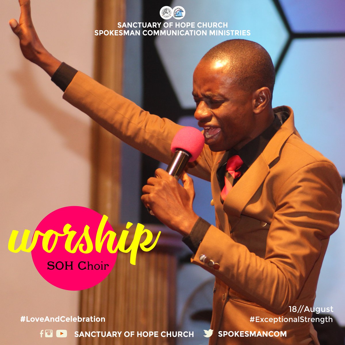 spokesmancom's tweet photo. #Worship
♫..Let our worship rise tonight, God
We'll pour our love on You
Break open our box
Give You everything...♫
@revgregerhabor
#LoveAndCelebration
#ExceptionalStrength
#ExceptionalLivivng
#SOHChurch https://t.co/2uherzHJMt